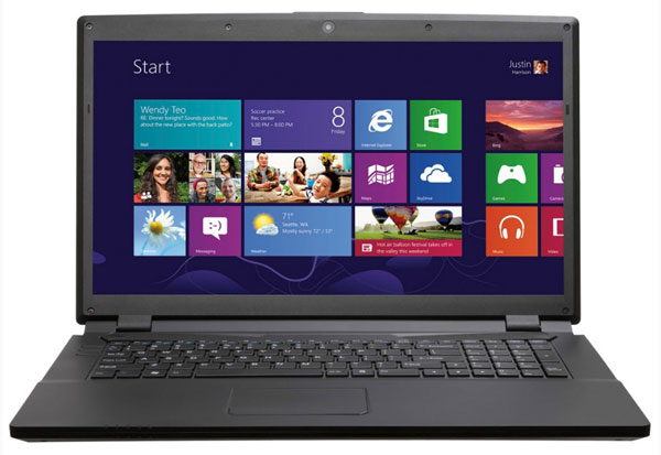 Игровой ноутбук Gigabyte P2742G комплектуется Windows 8