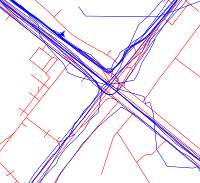 Инкрементальный алгоритм привязки GPS трека к дорожному графу