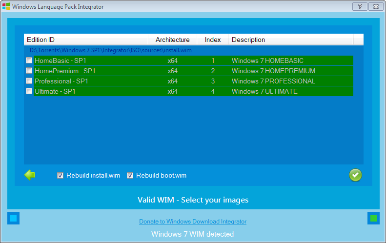 Windows Download Integrator  -  3