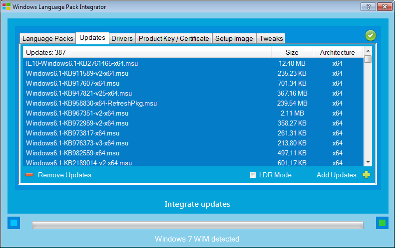 Интеграция обновлений в .ISO образы Windows и не только с помощью WDI
