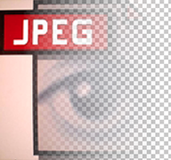 Используем JPEG с прозрачностью