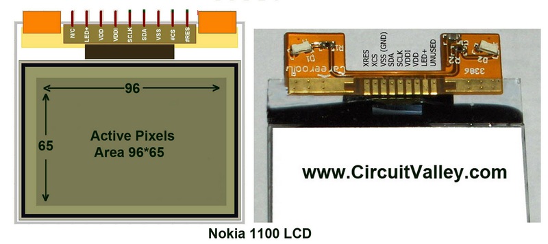 Используем экран Nokia 1100 в своих целях