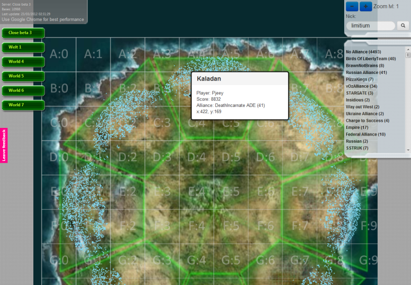 История создания карты мира для игры “C&C Tiberium Alliances”. Постмортем