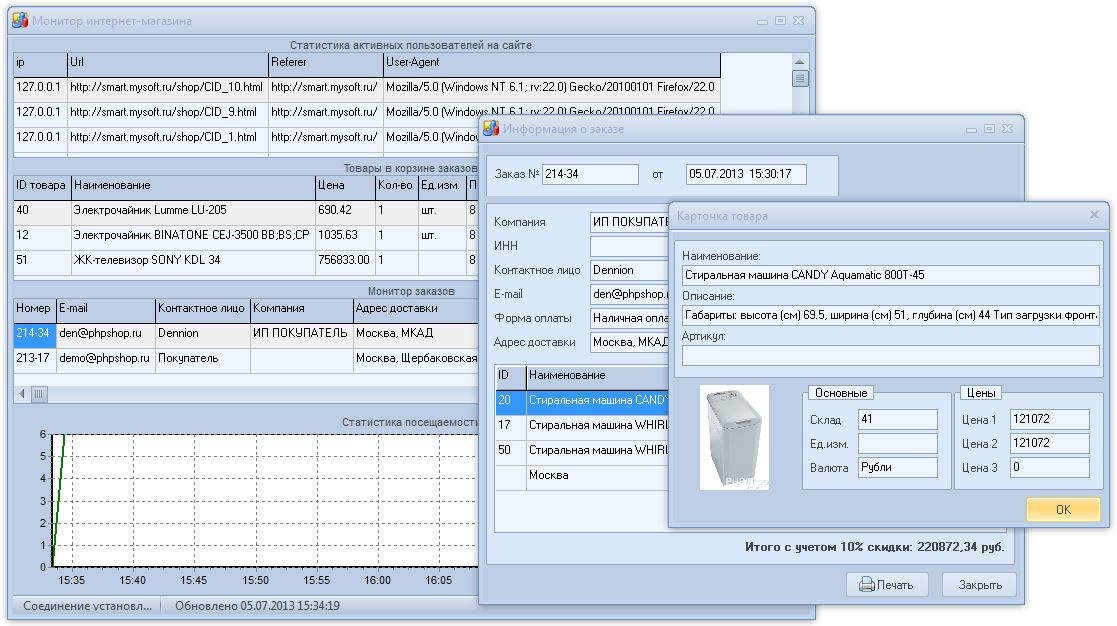 PHPShop Монитор