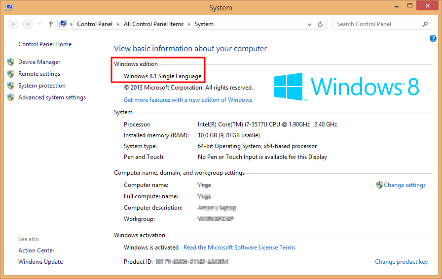 Как переустановить Windows 8 Single Language, предустановленную на ноутбуке?