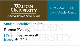 Как я поступил на дистанционное образование в магистратуру Walden (США)