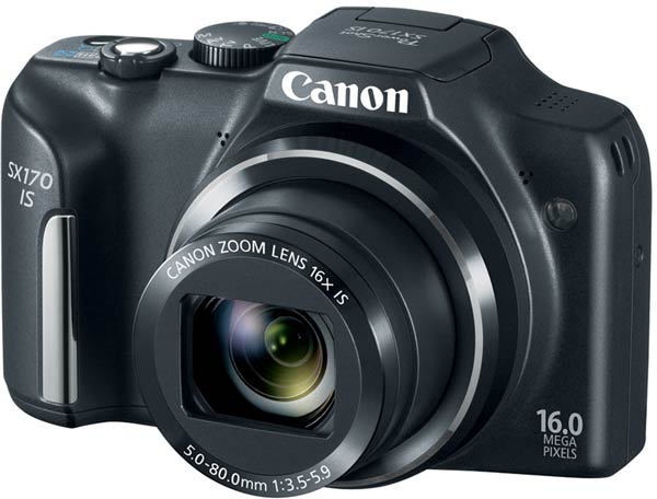 Продажи Canon PowerShot SX170 IS должны начаться в сентябре