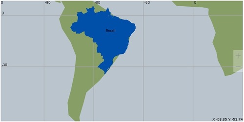 Чемпионат Мира по футболу 2014 пройдет в Бразилии Скриншот виджета с dbCarta