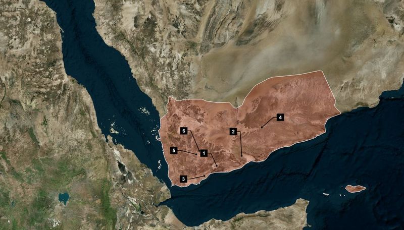 Карта ударов беспилотников