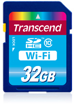 Доступны карточки Transcend Wi-Fi SD объемом 16 и 32 ГБ