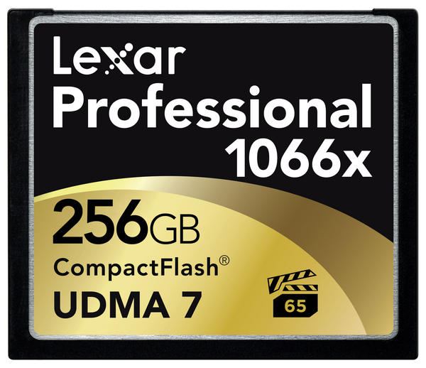 Lexar добавляет в линейку карт памяти Professional 1066x CF модель объемом 256 ГБ, а в линейку Professional 800x CF — модели объемом 256 и 512 ГБ