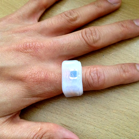 Кольцо с RFID для проезда в лондонской подземке