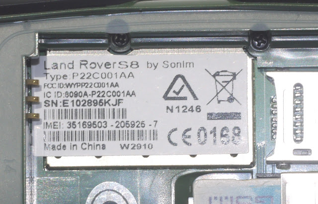 Краш тест копии телефона Sonim Land Rover S8