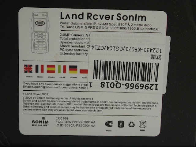 Краш тест копии телефона Sonim Land Rover S8