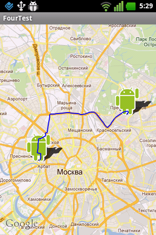 Маршруты на картах Google в вашем Android приложении