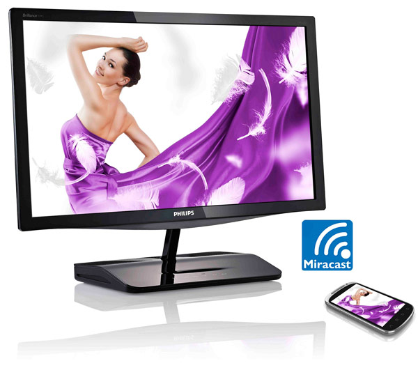 Монитор Philips Miracast 239C4QHWAB поступит в продажу в России во втором квартале 2014 года