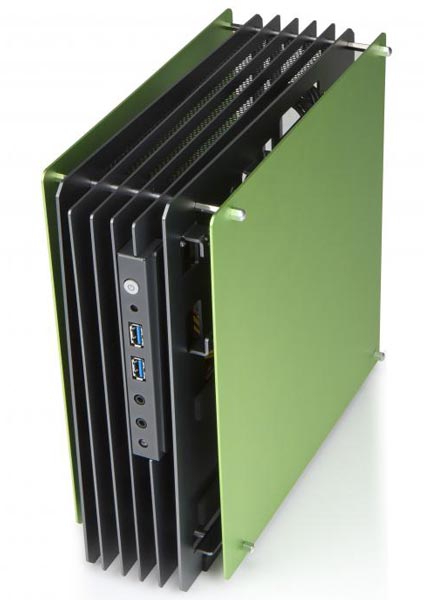 На CES 2013 замечен необычный корпус In Win типоразмера mini-ITX