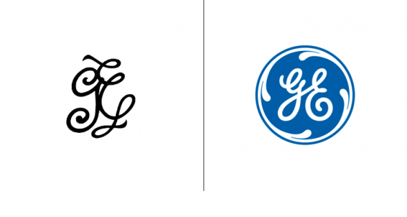 На что были похожи логотипи компаний прежде, чем они сталы известны