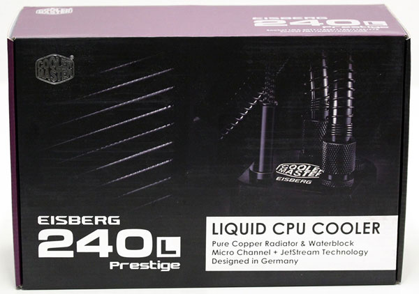 На радиатор СВО Cooler Master Eisberg 240L Prestige можно установить до четырех вентиляторов