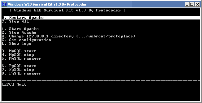 Набор выживания для веб разработчика под win* Набор выживания для веб разработчика под win*