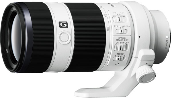 К достоинствам объектива Sony FE 70-200mm F4 G OSS можно отнести съемную опору для установки на штатив
