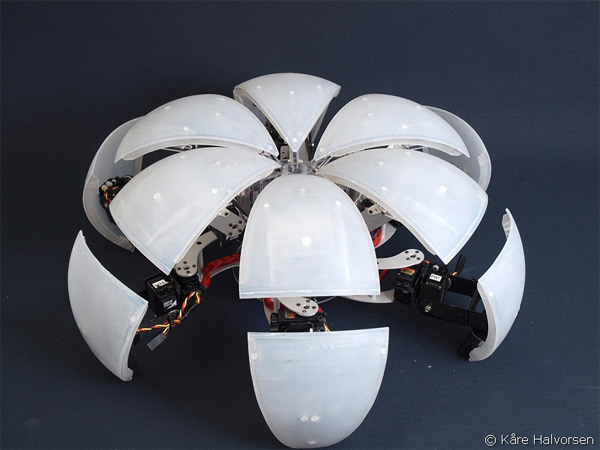 Необычная конструкция робота MorpHex