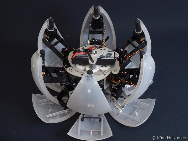 Необычная конструкция робота MorpHex