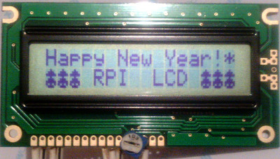 Новогодняя малина — прикручиваем экран HD44780 к Raspberry Pi