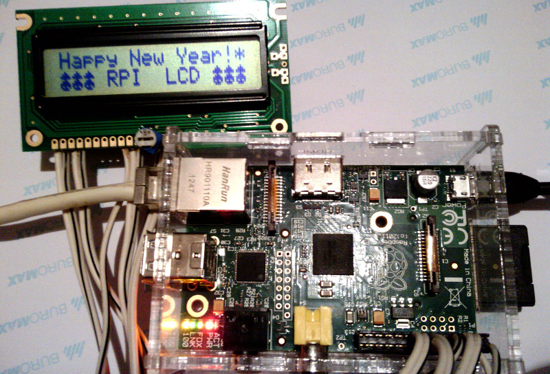 Новогодняя малина — прикручиваем экран HD44780 к Raspberry Pi