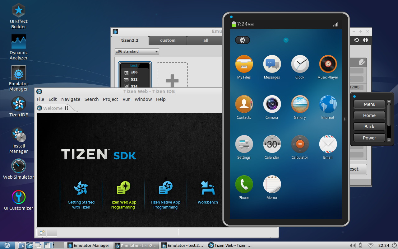 Образы Tizen SDK Live на базе Ubuntu