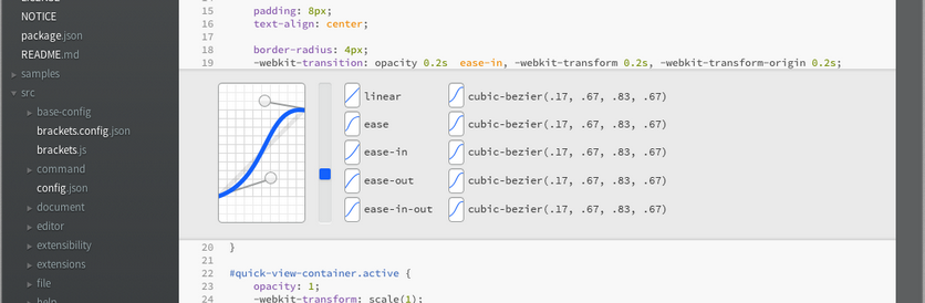 Обзор открытой IDE Adobe Brackets