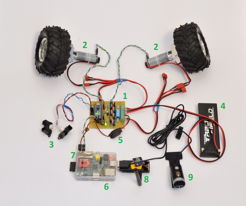 Однажды фанера, atmega, да малина