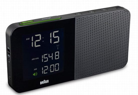 Braun Digital Alarm Clock Radio
