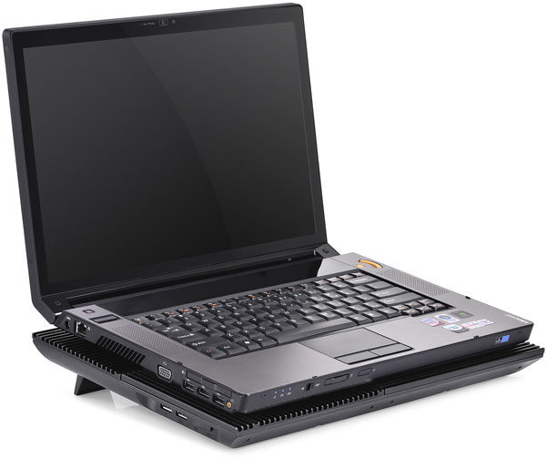 Охлаждающая подставка Deepcool Multi Core X8 рассчитана на ноутбуки с экраном размером до 17 дюймов