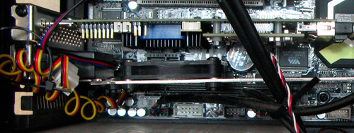 Охлаждение аппаратного RAID контроллера в десктопном корпусе