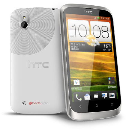 Разрешение четырехдюймового экрана смартфона HTC Desire U — 800 х 480 пикселей