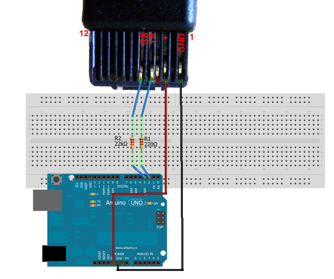 Отправка смс сообщений с помощью Arduino и Siemens S45 image