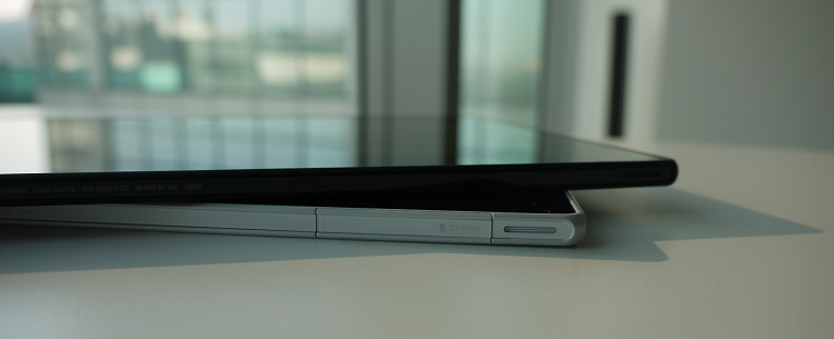 Первый взгляд и видео планшета Sony Xperia Tablet Z