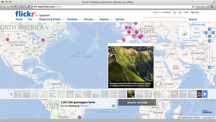 Пишем мэшап с помощью Nokia Maps JS API и Twitter Search API