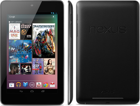 Планшет Google Nexus 7 представлен официально 