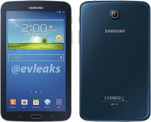 Планшет Samsung Galaxy Tab 3 7.0 будет выпущен в темно-синем варианте