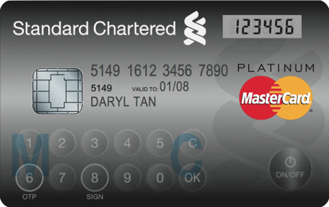 Платёжные карты MasterCard с дисплеем и клавиатурой