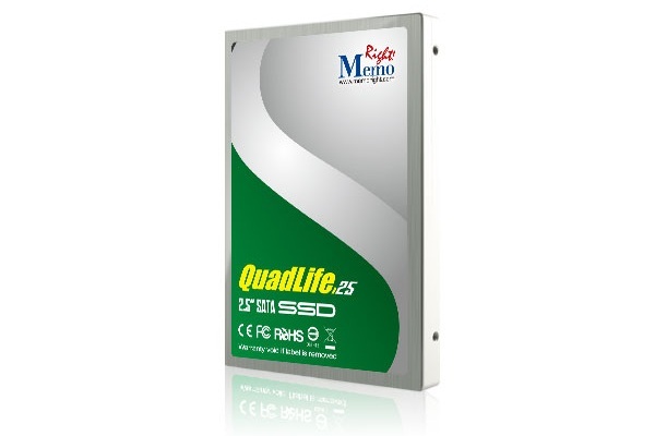В SSD QuadLife используется флэш-память типа MLC