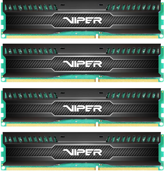 Представлены наборы низкопрофильных модулей памяти Patriot Viper 3 Low Profile 