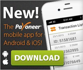 Приложение Payoneer для iOS и Android готово