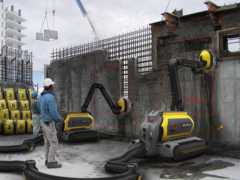 Проект робота для демонтажа бетонных конструкций