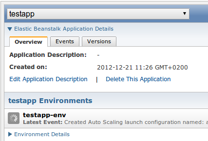 Публикация приложения в Elastic Beanstalk image