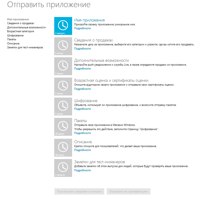 Публикация приложения в Windows Store