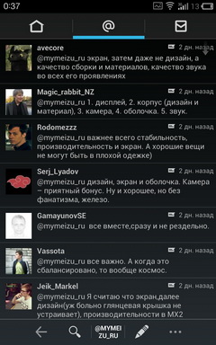 Пять Twitter клиентов для Android