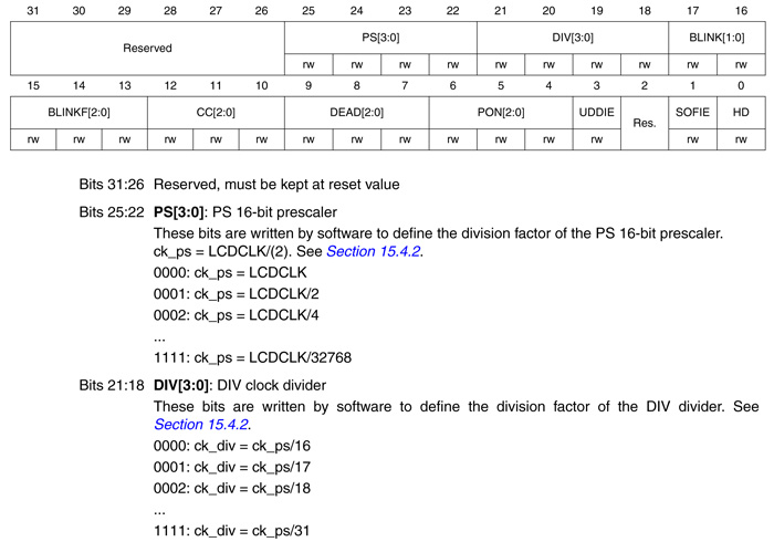 Работа с ЖК индикатором на отладочной плате STM32L Discovery